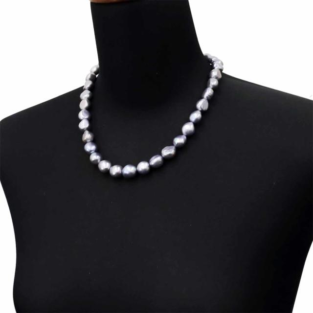 タサキ TASAKI バロック真珠 ネックレス 44cm SV シルバー 925 田崎真珠 パール レディース 90303679 【中古】BJ_7