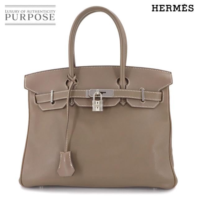 エルメス バッグ バーキン30 ハンド バッグ スイフト エトゥープ □J刻印 シルバー 金具 レディース 90303740 【中古】ブランド