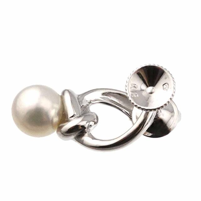 ミキモト MIKIMOTO アコヤ真珠 5.5mm イヤリング K18 WG ホワイトゴールド 750 レディース 90304345 【中古】BJ_3