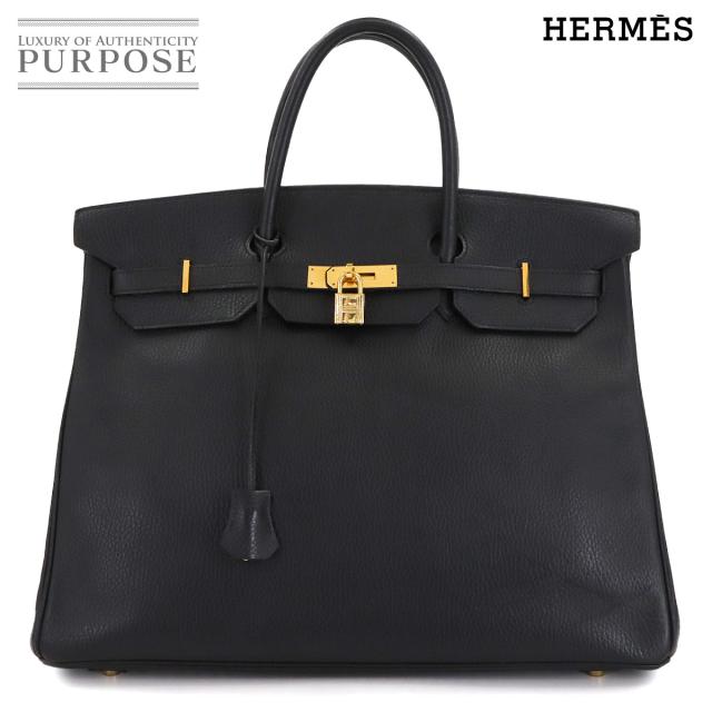 エルメス バッグ バーキン40 アルデンヌ ブラック ハンド バッグ □C刻印 1999年製 ヴィンテージ レディース 90304473 【中古】ブランド