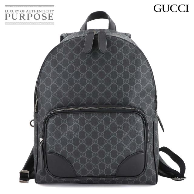 新品同様 グッチ バッグ GGエンブレム ミディアム バックパック リュック ファブリック 821159 メンズ 90304498 【中古】ブランド