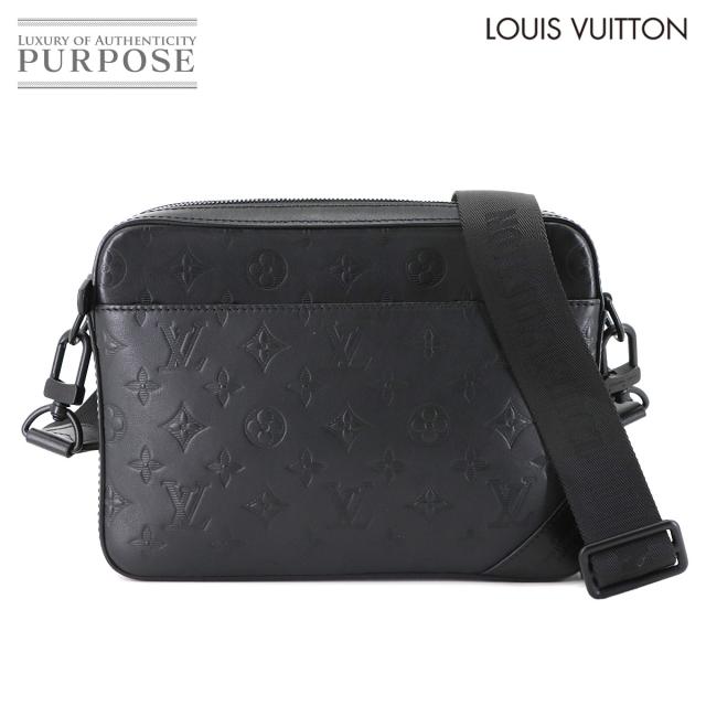 新品同様 ルイ ヴィトン バッグ モノグラム シャドウ デュオ メッセンジャー ショルダー レザー メンズ 90304553 【中古】ブランド