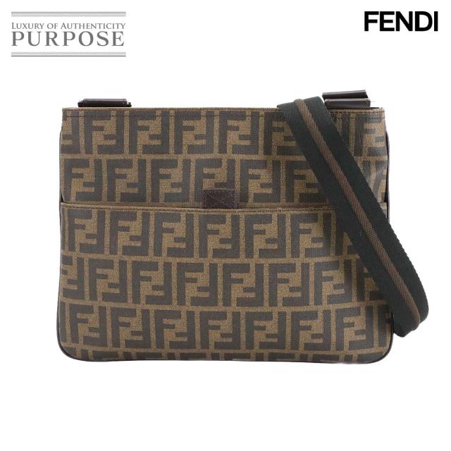 新品同様 フェンディ バッグ ズッカ ショルダー バッグ PVC レザー ブラウン 7VA247 レディース 90304858 【中古】ブランド