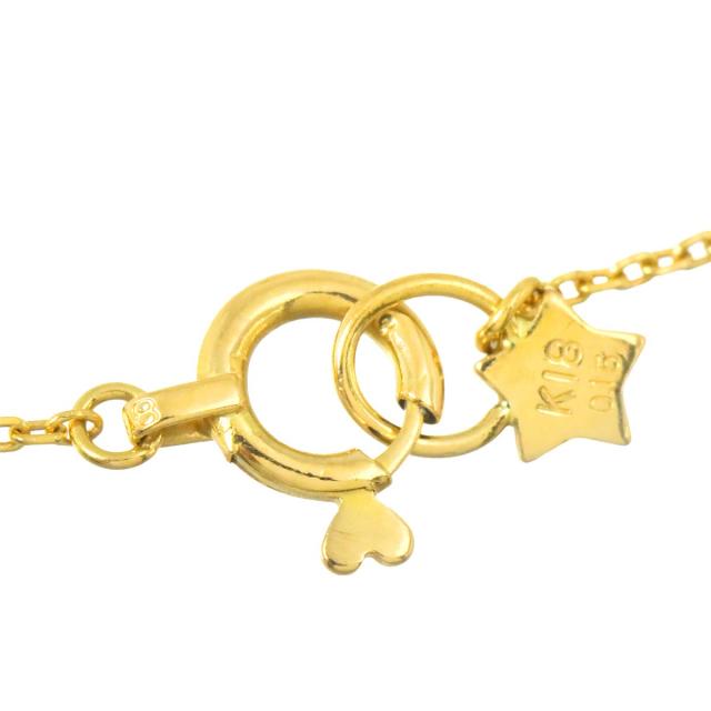 スタージュエリー Star Jewelry ダイヤ 0.15ct ブレスレット 17.5cm イエローゴールド 750 レディース 90305597 【中古】BJ_3