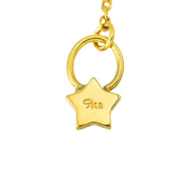 スタージュエリー Star Jewelry ダイヤ 0.15ct ブレスレット 17.5cm イエローゴールド 750 レディース 90305597 【中古】BJ_4