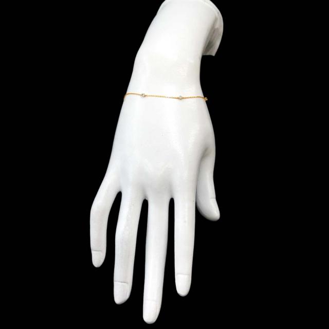 スタージュエリー Star Jewelry ダイヤ 0.15ct ブレスレット 17.5cm イエローゴールド 750 レディース 90305597 【中古】BJ_6