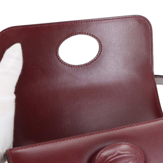新品同様 カルティエ バッグ マストライン ショルダー バッグ レザー