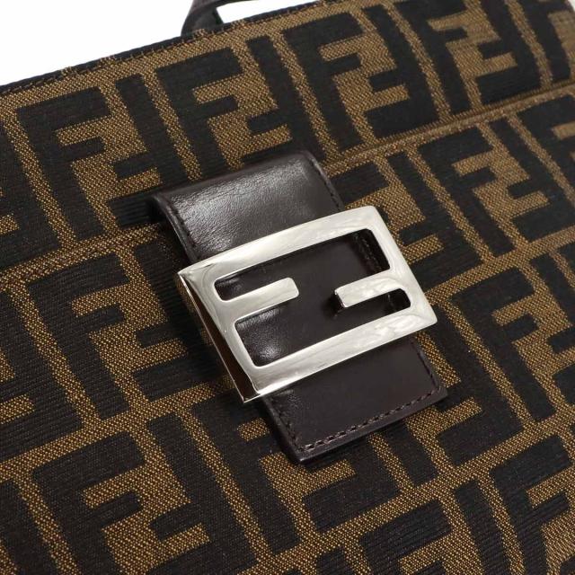 新品同様 フェンディ バッグ ズッカ ショルダー バッグ キャンバス レザー ブラウン 26566 レディース 90306100 【中古】ブランド_8
