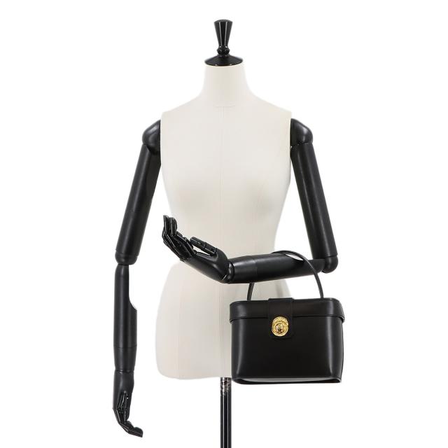 セリーヌ バッグ スターボール バニティ ハンド バッグ レザー ブラック ヴィンテージ レディース 90306162 【中古】ブランド_9