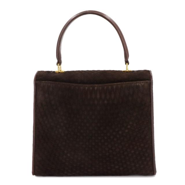 美品 バリー バッグ キルティング 2way ハンド ショルダー バッグ スエード レザー ブラウン レディース 90306460 【中古】ブランド_1