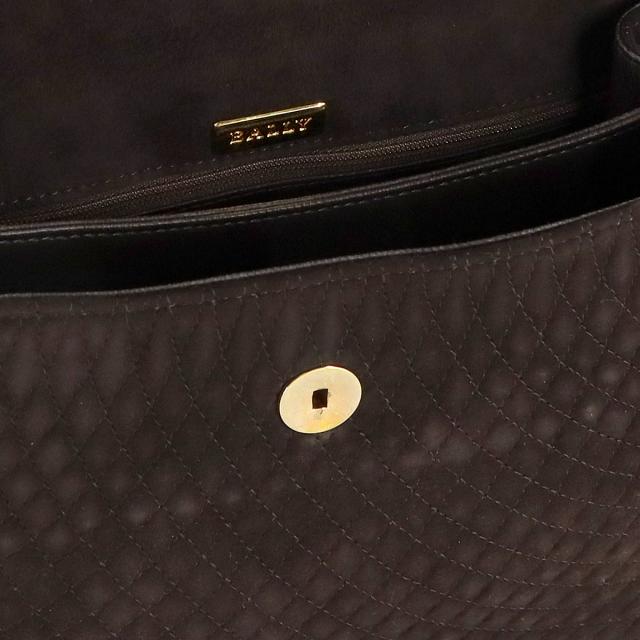 美品 バリー バッグ キルティング 2way ハンド ショルダー バッグ スエード レザー ブラウン レディース 90306460 【中古】ブランド_8