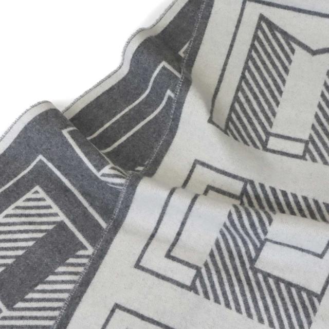 未使用 展示品 エルメス マフラー レトル オ カレ マフラー カシミヤ 100% レザー レディース メンズ 90306462 【中古】ブランド_3