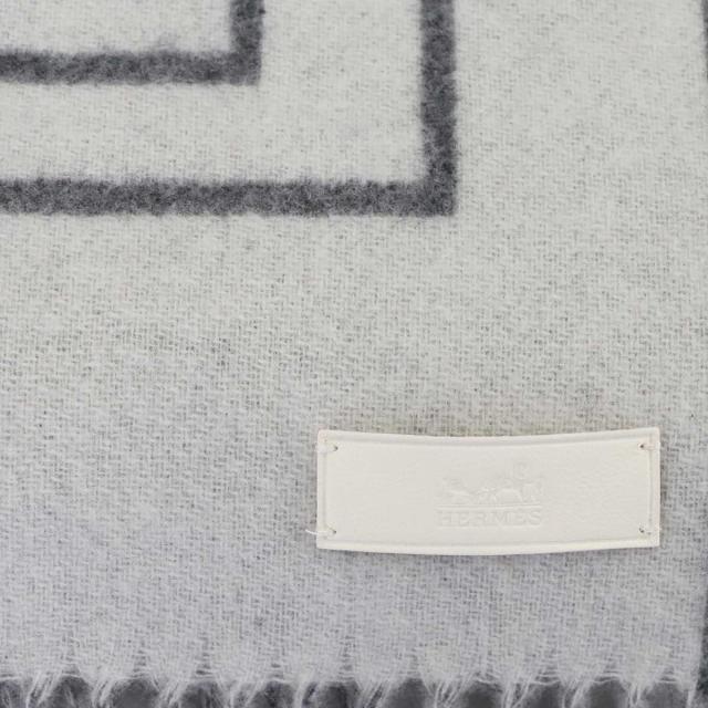 未使用 展示品 エルメス マフラー レトル オ カレ マフラー カシミヤ 100% レザー レディース メンズ 90306462 【中古】ブランド_4
