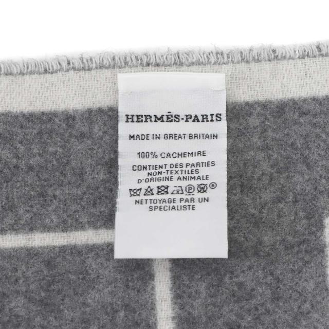 未使用 展示品 エルメス マフラー レトル オ カレ マフラー カシミヤ 100% レザー レディース メンズ 90306462 【中古】ブランド_5