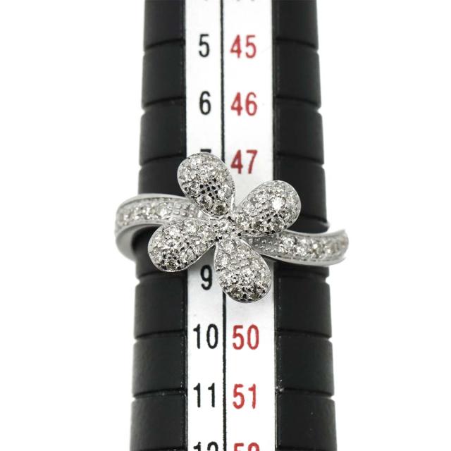 ヴァンドーム VENDOME 8.5号 リング ダイヤ 0.44ct K18 WG ホワイトゴールド 750 指輪 花 レディース 90306619 【中古】BJ_6
