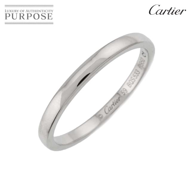 カルティエ Cartier バレリーナ #59 リング 幅2.1mm Pt プラチナ 指輪 レディース 90306639 【中古】BJ