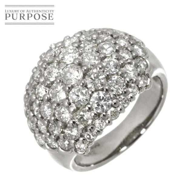 リング 10号 ダイヤ 2.82ct Pt プラチナ 指輪 レディース 90307475 【中古】NJ
