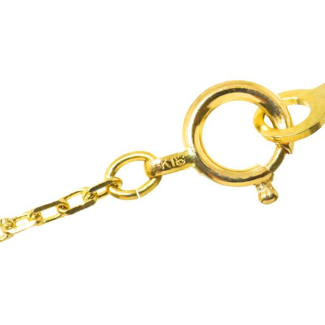 ミキモト MIKIMOTO ベビーパール 3.6mm ネックレス 38cm K18 YG 750 イニシャル A 真珠 レディース 90307743 【中古】BJ_5