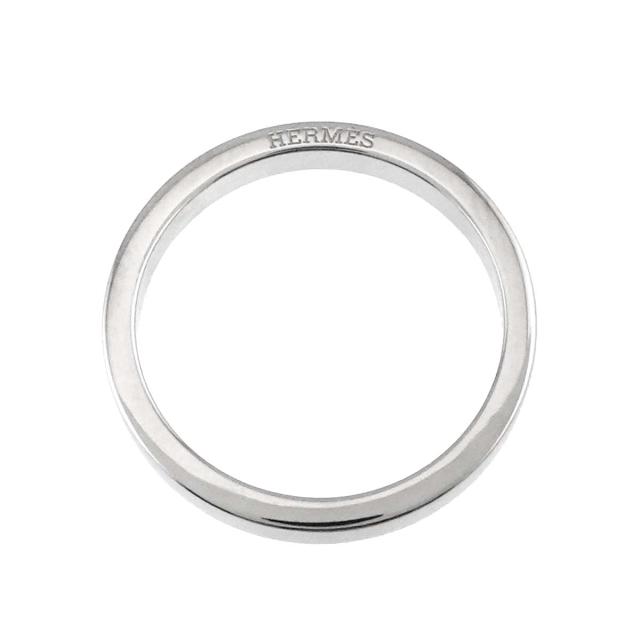 エルメス HERMES フィル カレ #50 リング Pt プラチナ 指輪【証明書付き】レディース 90307757 【中古】BJ_4