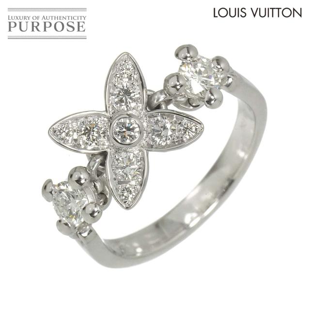 ルイ ヴィトン LOUIS VUITTON パンダンティフ スターブロッサム #49 リング ダイヤ K18 WG 750 指輪 レディース 90308179 【中古】BJ