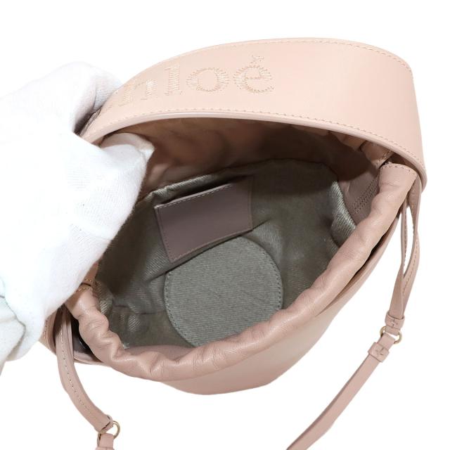 未使用 展示品 クロエ バッグ センス バケット 2way ハンド ショルダー バッグ レザー ピンク レディース 90308602 【中古】ブランド_5