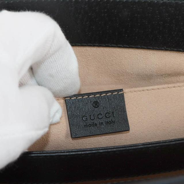 未使用 展示品 グッチ バッグ オフィディア スモール ショルダー バッグ レザー ブラック レディース 90309233 【中古】ブランド_6