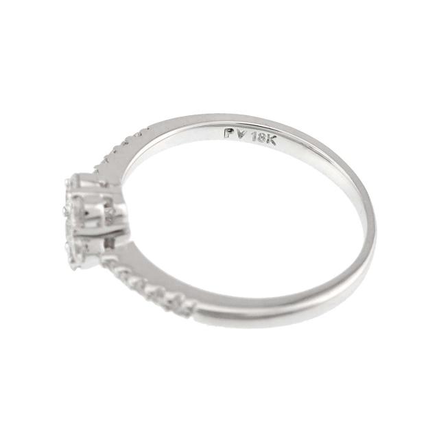ポンテヴェキオ Ponte Vecchio 8号 リング ダイヤ 0.32ct K18 WG ホワイトゴールド 750 指輪 フラワー レディース 90309462 【中古】BJ_2