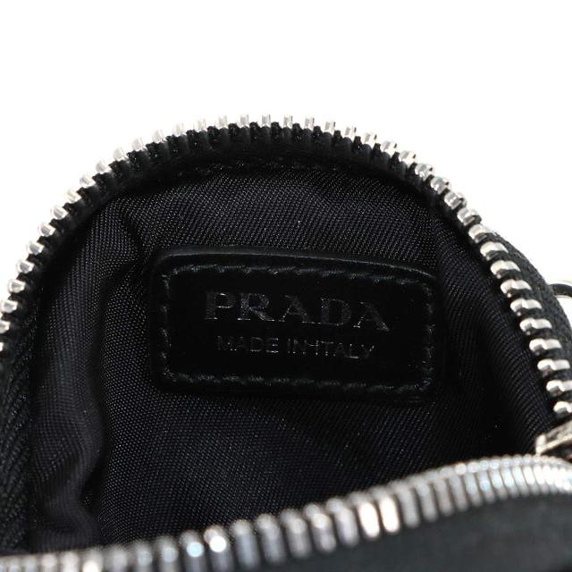 新品同様 プラダ バッグ ラウンド ショルダー ポーチ ナイロン ブラック 1TT129 シルバー 金具 Pouch 90309919 【中古】ブランド_6