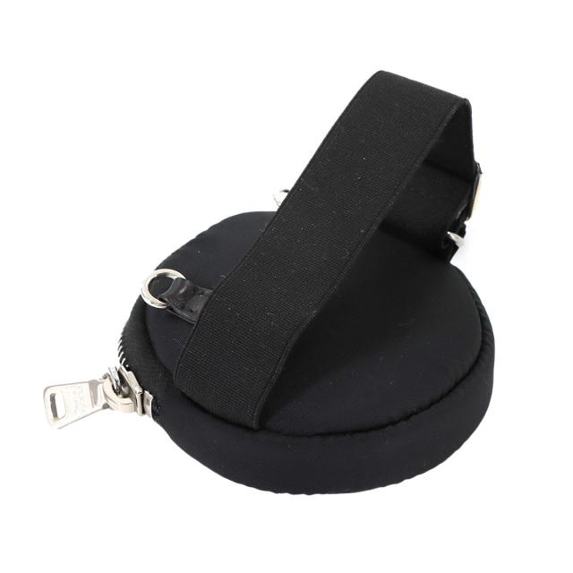 新品同様 プラダ バッグ ラウンド ショルダー ポーチ ナイロン ブラック 1TT129 シルバー 金具 Pouch 90309919 【中古】ブランド_7