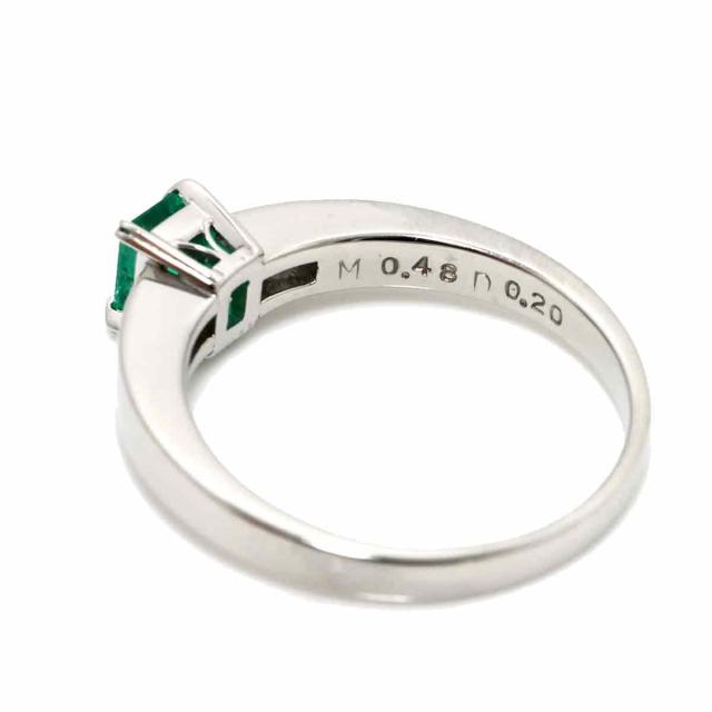 クリスチャン ディオール Dior 15号 リング エメラルド 0.48ct ダイヤ 0.20ct 指輪【ソーティング付き】レディース 90310370 【中古】BJ_3