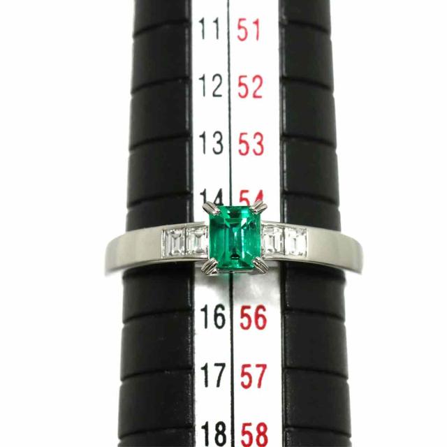 クリスチャン ディオール Dior 15号 リング エメラルド 0.48ct ダイヤ 0.20ct 指輪【ソーティング付き】レディース 90310370 【中古】BJ_6