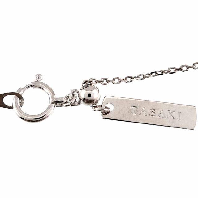 タサキ TASAKI ダイヤ 0.14ct ネックレス 45cm K18 WG PG ホワイト ピンクゴールド 750 田崎真珠 レディース 90310404 【中古】BJ_5