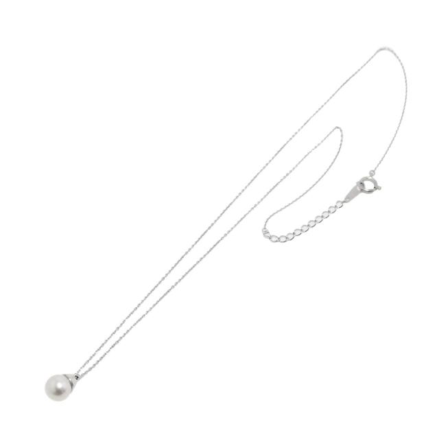 タサキ TASAKI アコヤ真珠 7.0mm ネックレス 42cm K18 WG 750 田崎真珠 