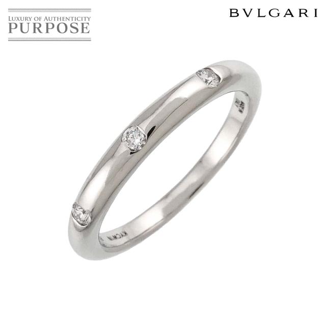 ブルガリ BVLGARI フェディ 7号 リング ダイヤ 3P Pt プラチナ 指輪 レディース 90310856 【中古】BJ