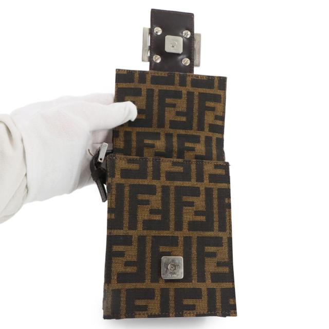 新品同様 フェンディ バッグ ズッカ ショルダー バッグ キャンバス レザー ブラウン レディース 90311195 【中古】ブランド_6