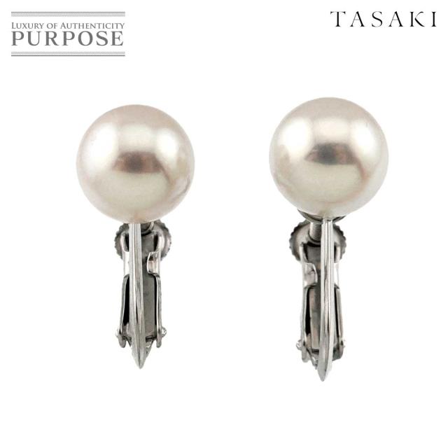 タサキ TASAKI アコヤ真珠 7.6mm イヤリング K18 WG ホワイトゴールド 750 パール 田崎真珠 レディース 90311431 【中古】BJ