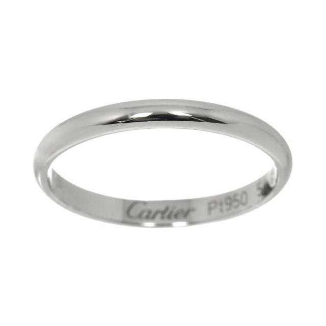 カルティエ Cartier 1895 クラシック バンド #54 リング Pt プラチナ 指輪 【証明書付き】レディース 90312286 【中古】BJ_1
