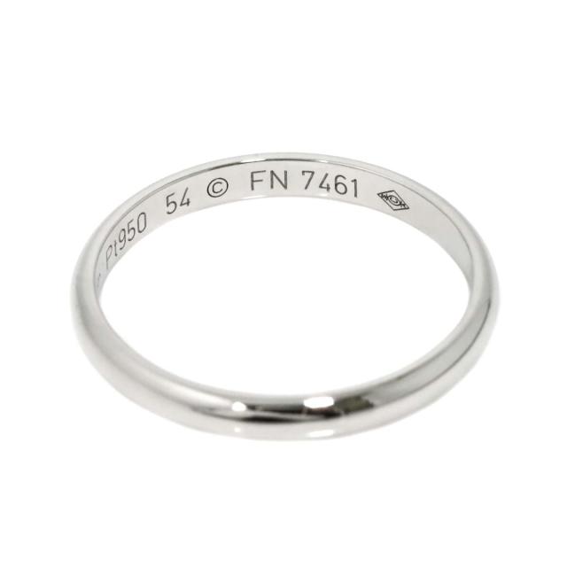 カルティエ Cartier 1895 クラシック バンド #54 リング Pt プラチナ 指輪 【証明書付き】レディース 90312286 【中古】BJ_3