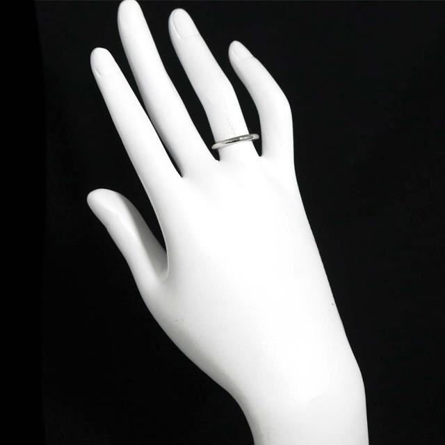 カルティエ Cartier 1895 クラシック バンド #54 リング Pt プラチナ 指輪 【証明書付き】レディース 90312286 【中古】BJ_6