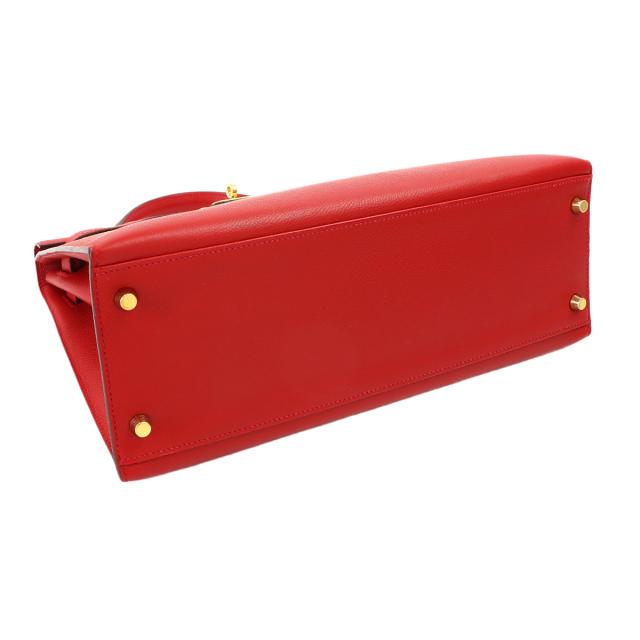 新品同様 エルメス バッグ ケリー 32 エプソン ルージュカザック 2way ハンド ショルダー バッグ レディース 90312341 【中古】ブランド
