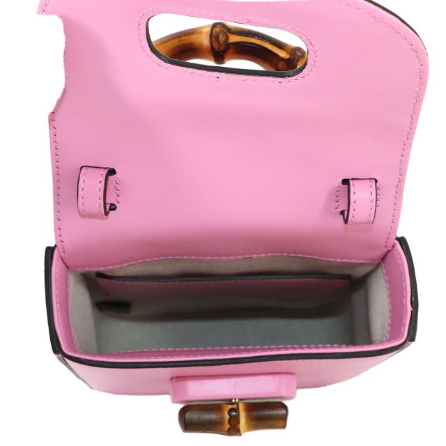 未使用 展示品 グッチ バッグ バンブー ミニ 3way バックパック ハンド ショルダー バッグ レディース 90312437 【中古】ブランド_6