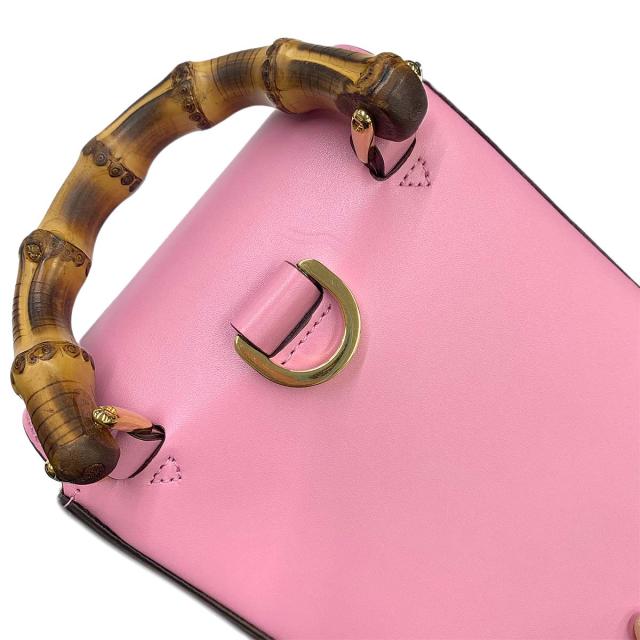 未使用 展示品 グッチ バッグ バンブー ミニ 3way バックパック ハンド ショルダー バッグ レディース 90312437 【中古】ブランド_9