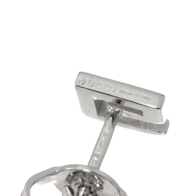 グッチ GUCCI G ロゴ ピアス K18 WG ホワイトゴールド 750 レディース 90312766 【中古】BJ_4