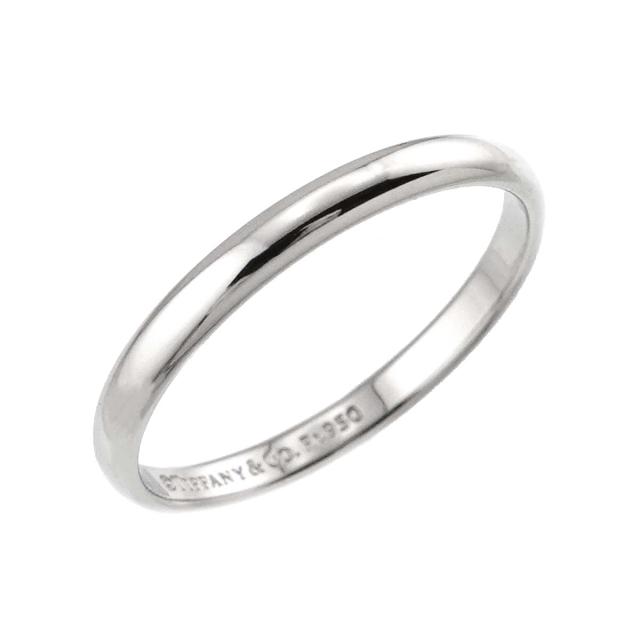 ティファニー TIFFANY&Co. フォーエバー 11号 リング 幅2mm Pt プラチナ 指輪 レディース 90312854 【中古】BJ_3