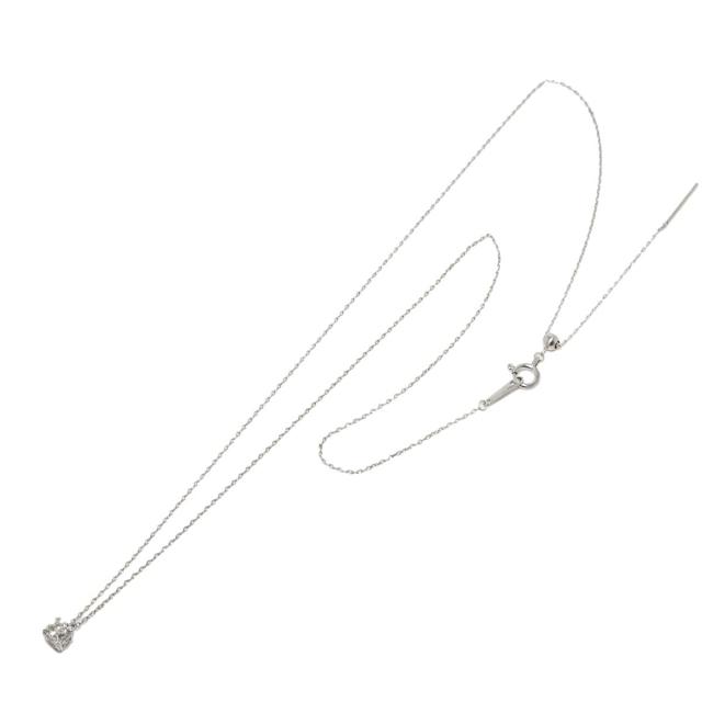 ダイヤ 0.26ct/0.30ct ネックレス 45cm Pt プラチナ 90313257 【中古】NJ_1