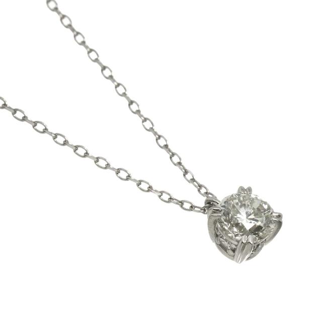 ダイヤ 0.26ct/0.30ct ネックレス 45cm Pt プラチナ 90313257 【中古】NJ_2