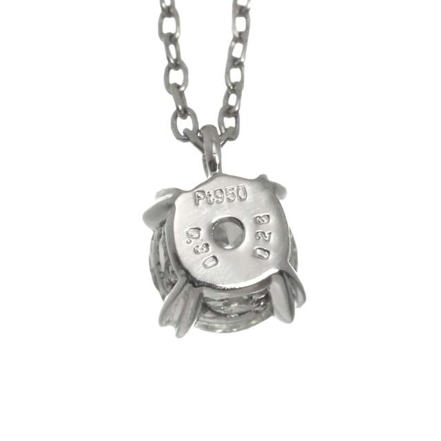 ダイヤ 0.26ct/0.30ct ネックレス 45cm Pt プラチナ 90313257 【中古】NJ_3