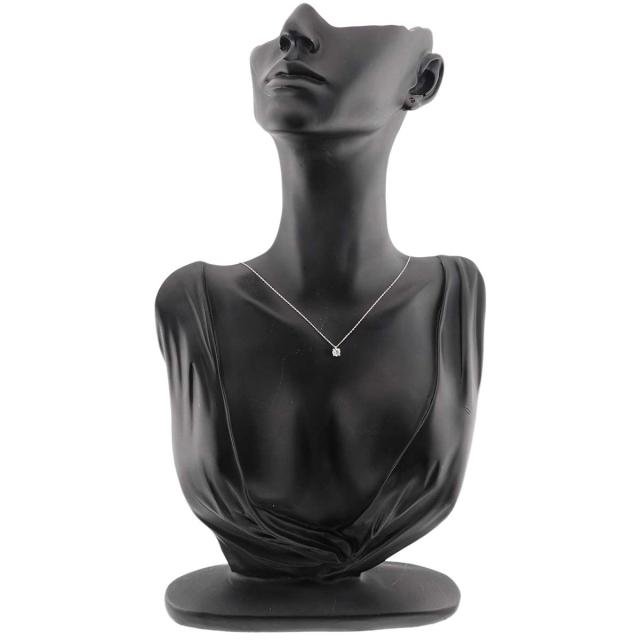 ダイヤ 0.26ct/0.30ct ネックレス 45cm Pt プラチナ 90313257 【中古】NJ_5
