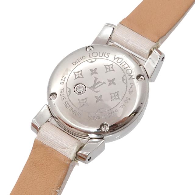 ルイ ヴィトン タンブールビジュ トリプルコイルド Q151C レディース 腕時計 クォーツ 90313468 【中古】時計