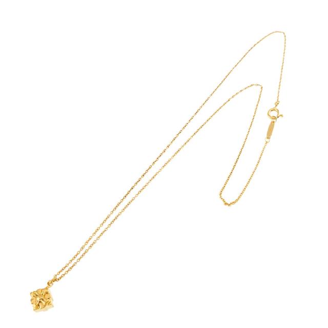 ティファニー TIFFANY&Co. ネックレス 40cm K18 YG イエローゴールド 750 ギフトボックス レディース 90313607 【中古】BJ_1
